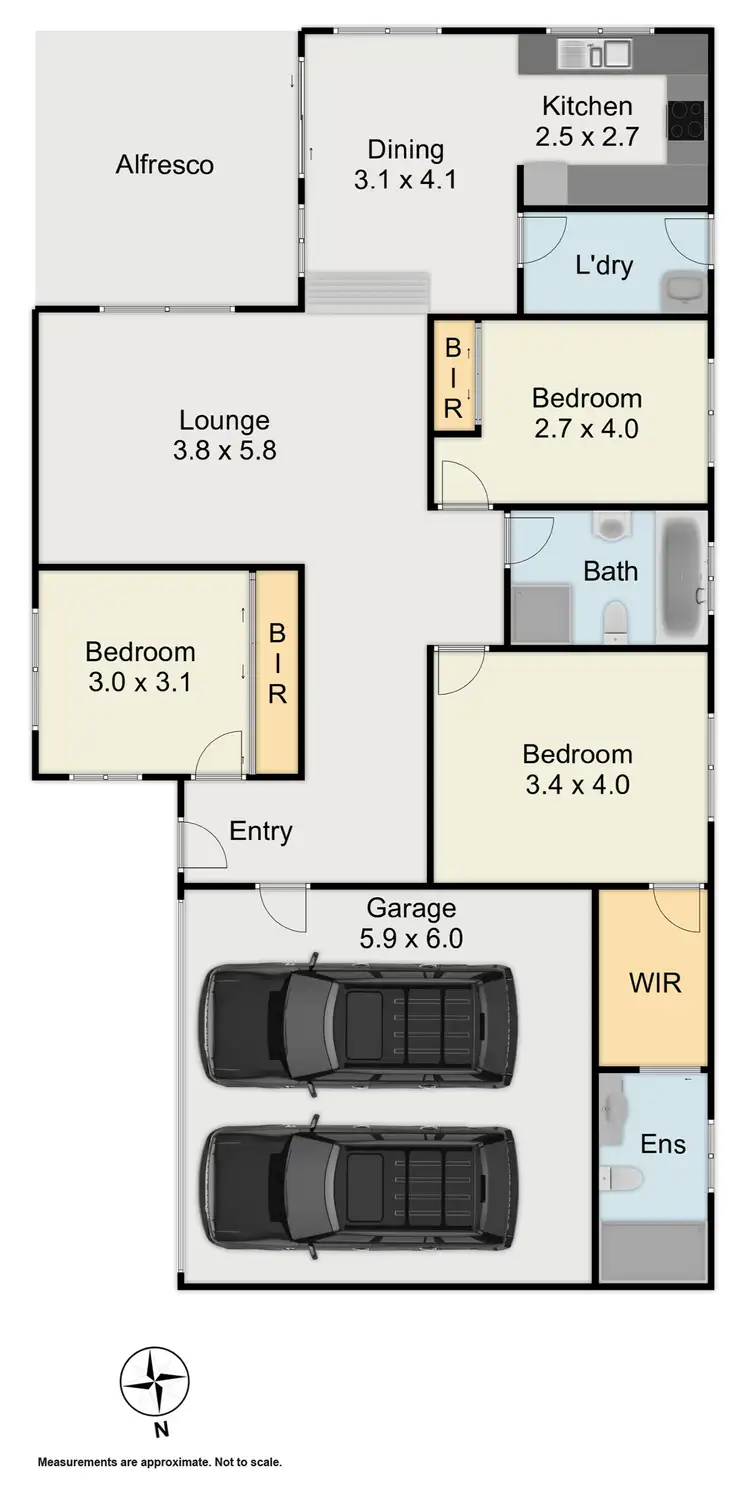 Floorplan of Homely house listing, 3B Brussels Crescent, Rooty Hill NSW 2766