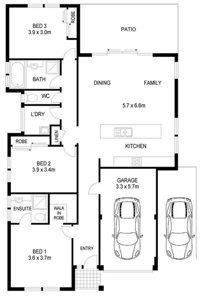 Floorplan of Homely house listing, 11A Florizel Street, Coolbellup WA 6163