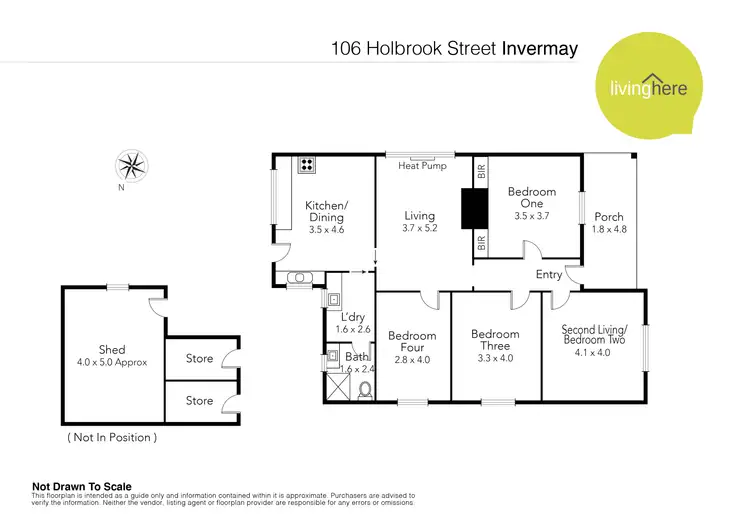 Floorplan of Homely house listing, 106 Holbrook Street, Invermay TAS 7248