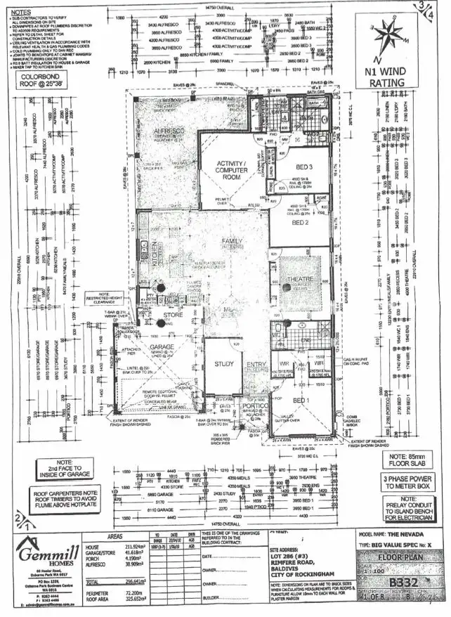 Floorplan of Homely house listing, 3 Rimfire Road, Baldivis WA 6171