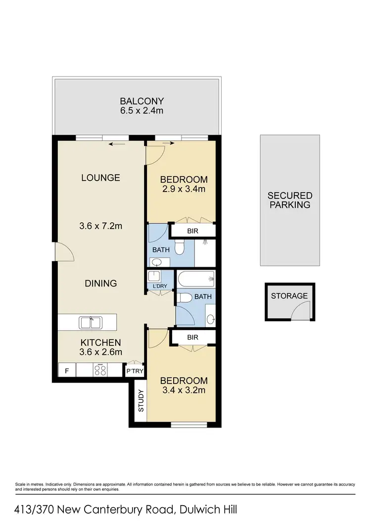 Floorplan of Homely apartment listing, 413/362-372 New Canterbury Road, Dulwich Hill NSW 2203