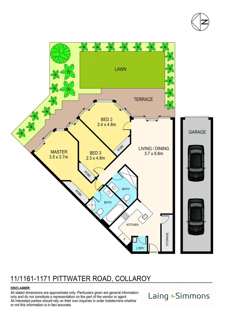 Floorplan of Homely apartment listing, 11/1161 Pittwater Road, Collaroy NSW 2097