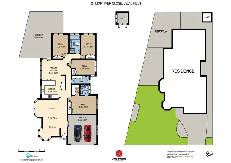 Floorplan of Homely house listing, 24 Mortimer Close, Cecil Hills NSW 2171