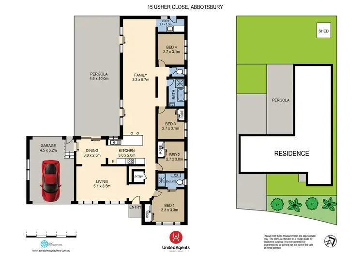 Floorplan of Homely house listing, 15 Usher Close, Abbotsbury NSW 2176