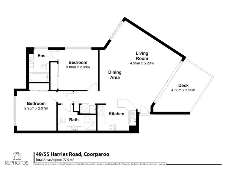 Floorplan of Homely apartment listing, 49/55 Harries Road, Coorparoo QLD 4151