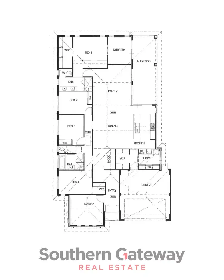 Floorplan of Homely house listing, 13 Bourne Street, Wellard WA 6170