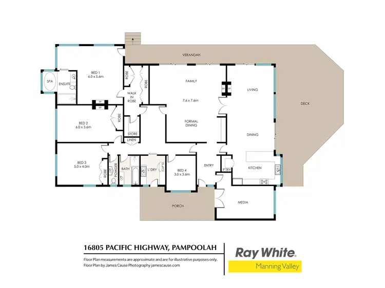 Floorplan of Homely rural property listing, 16805 Pacific Highway, Pampoolah NSW 2430