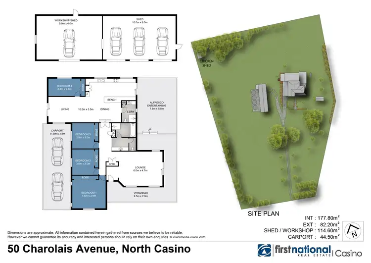 Floorplan of Homely house listing, 50 Charolais Avenue, North Casino NSW 2470