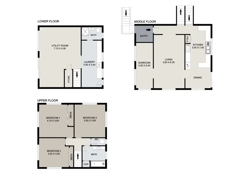 Floorplan of Homely house listing, 10 Pine Avenue, West Gladstone QLD 4680