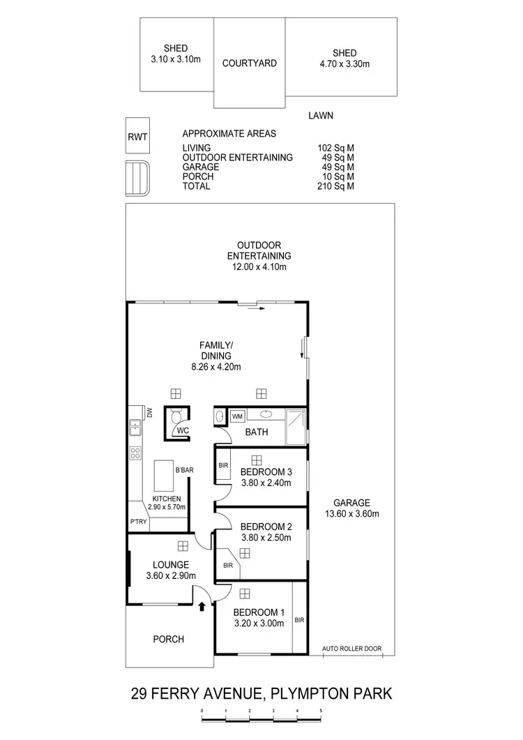 Floorplan of Homely house listing, 29 Ferry Avenue, Plympton Park SA 5038