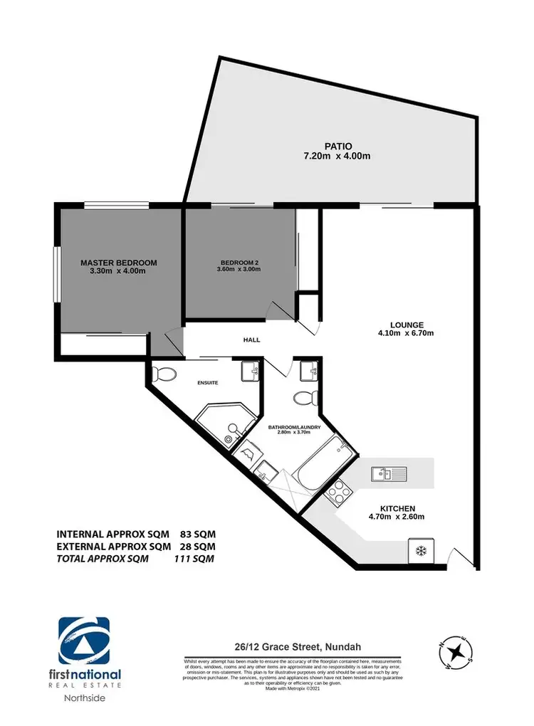 Floorplan of Homely apartment listing, 26/12 Grace Street, Nundah QLD 4012