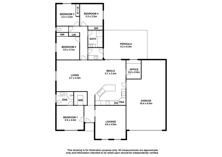 Floorplan of Homely house listing, 24 Aramanta Drive, Mount Gambier SA 5290
