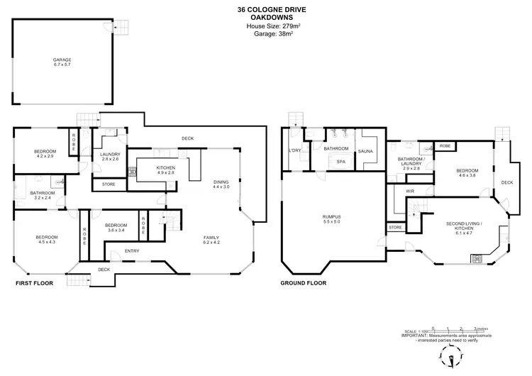 Floorplan of Homely house listing, 36 Cologne Drive, Oakdowns TAS 7019