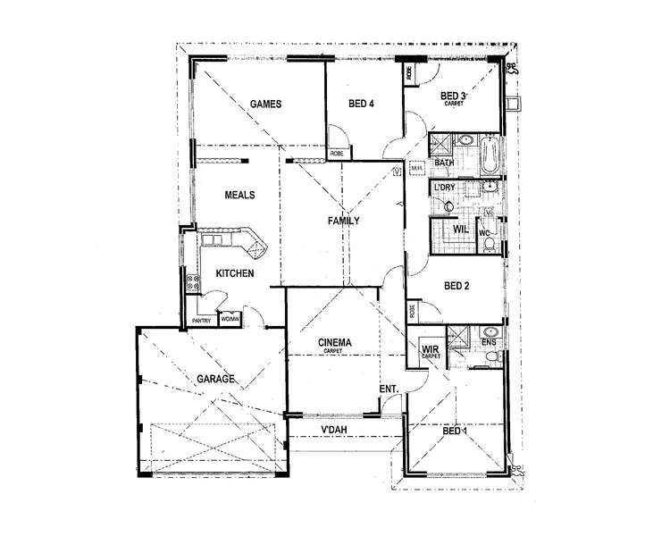 Floorplan of Homely house listing, 111 Centennial Avenue, Bertram WA 6167