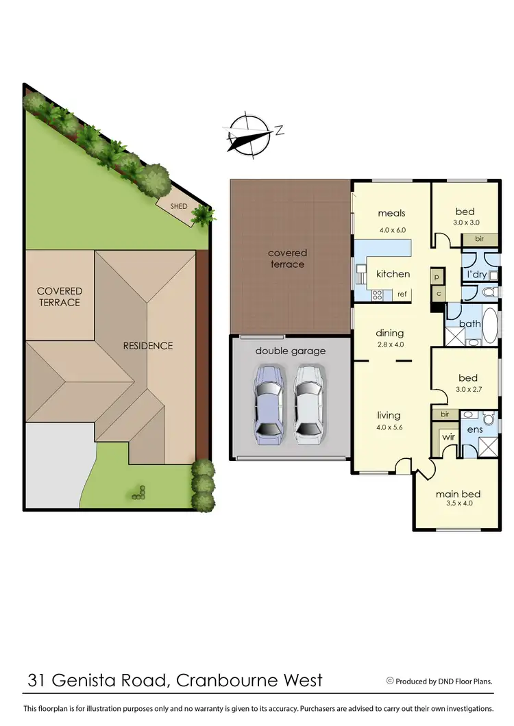 Floorplan of Homely house listing, 31 Genista Road, Cranbourne West VIC 3977