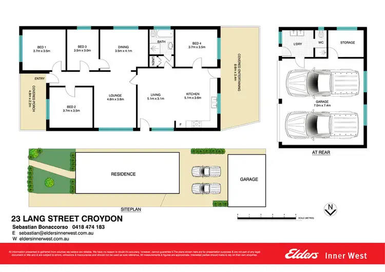 Floorplan of Homely house listing, 23 Lang Street, Croydon NSW 2132