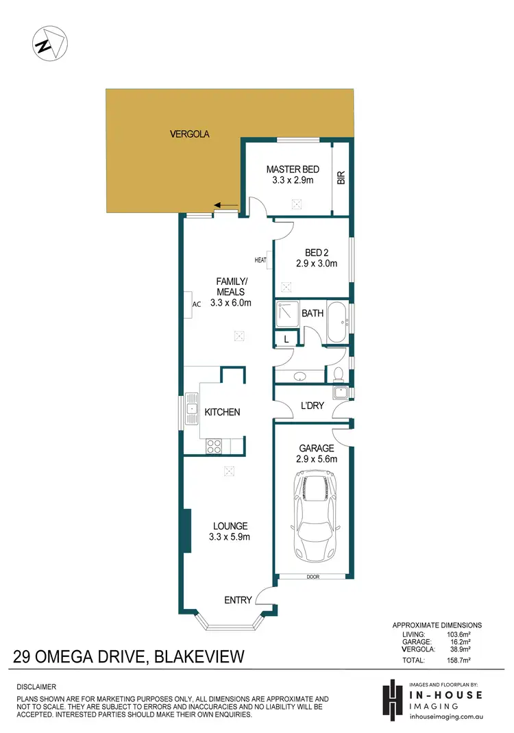 Floorplan of Homely house listing, 29 Omega Drive, Blakeview SA 5114