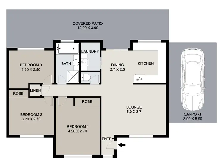 Floorplan of Homely house listing, 34 Hailsham Street, Alexandra Hills QLD 4161