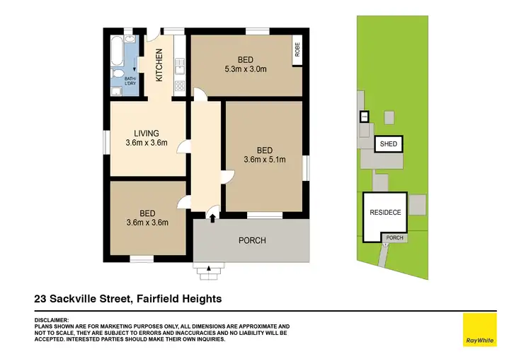 Floorplan of Homely house listing, 23 Sackville Street, Fairfield NSW 2165