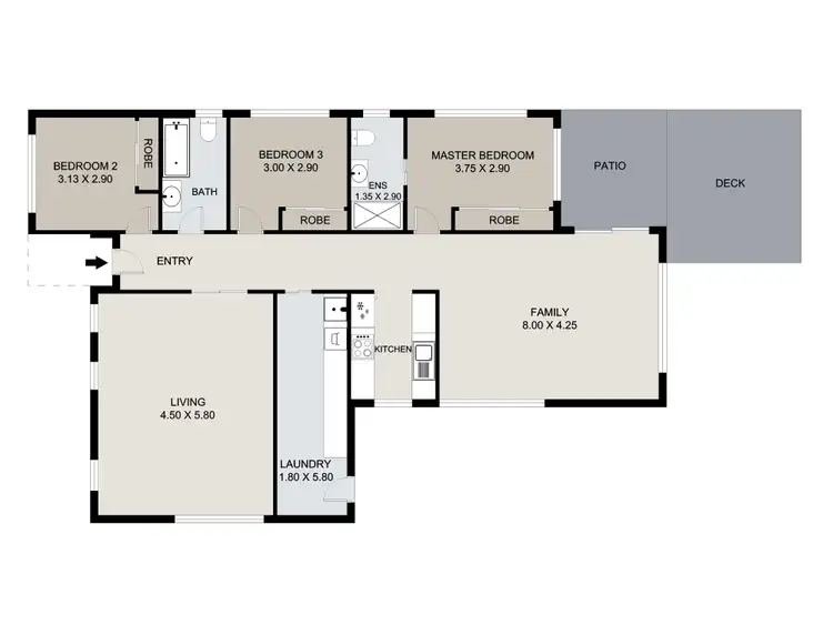 Floorplan of Homely house listing, 25 Melaleuca Place, Glen Eden QLD 4680