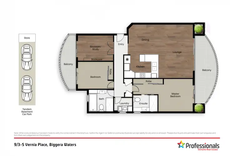 Floorplan of Homely apartment listing, 9/3-5 Vernia Place, Biggera Waters QLD 4216