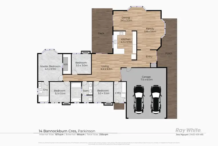 Floorplan of Homely house listing, 14 Bannockburn Crescent, Parkinson QLD 4115
