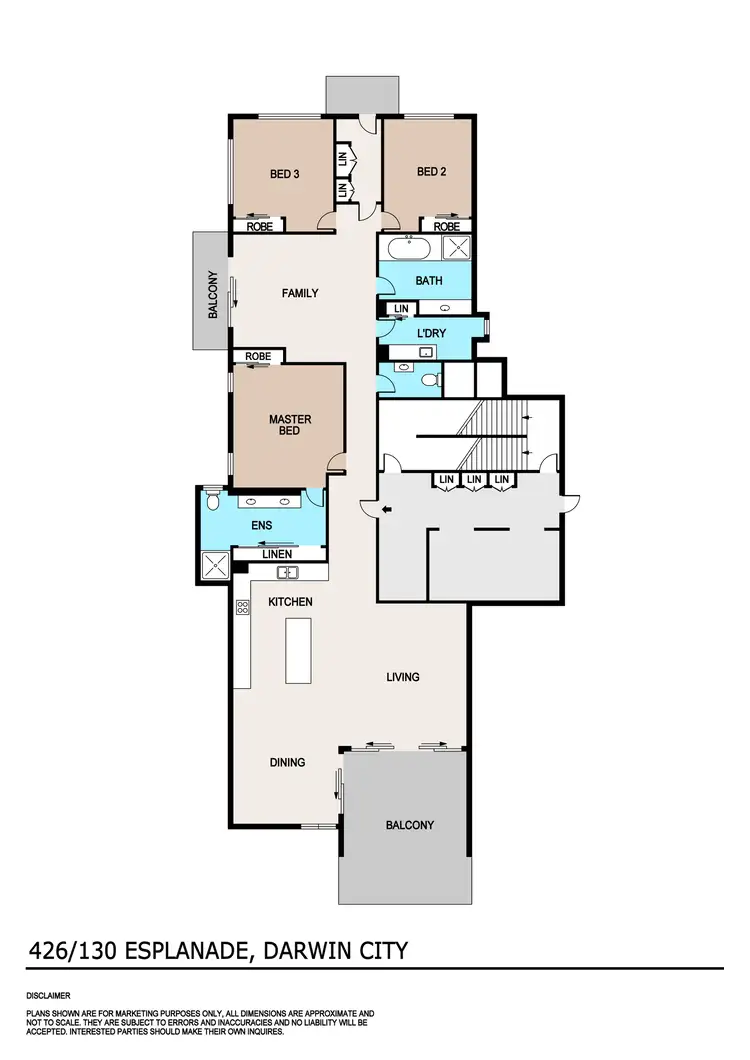 Floorplan of Homely unit listing, 426/130 Esplanade, Darwin City NT 800
