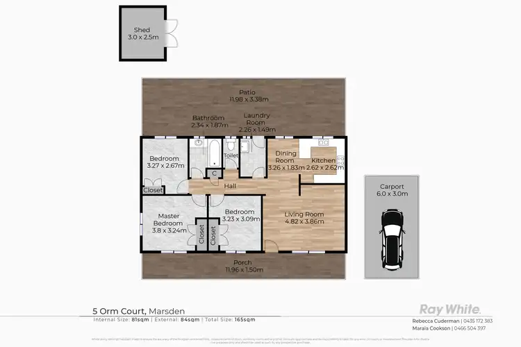 Floorplan of Homely house listing, 5 Orm Court, Marsden QLD 4132