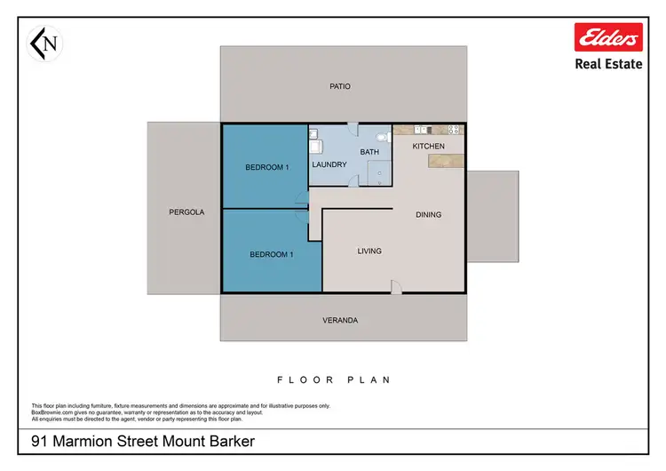 Floorplan of Homely house listing, 91 Marmion Street, Mount Barker WA 6324
