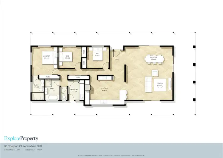 Floorplan of Homely house listing, 38 Coolbart Court, Morayfield QLD 4506