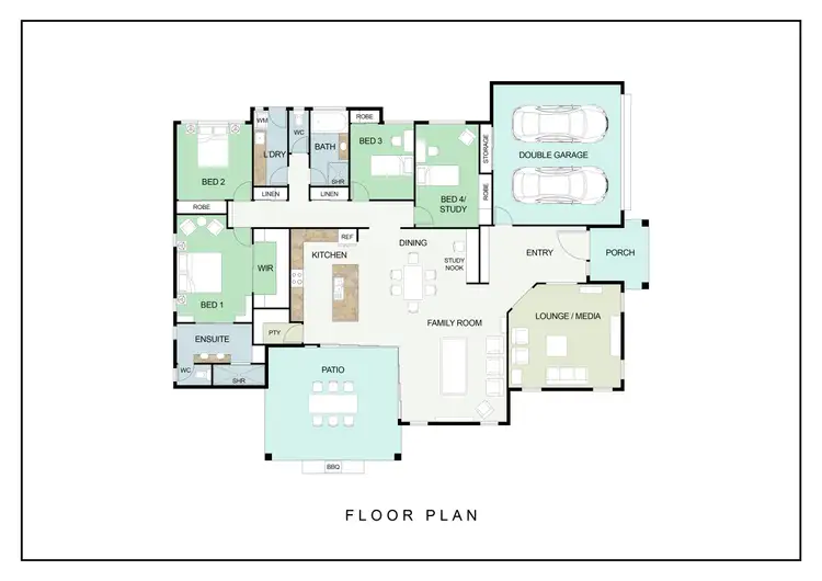 Floorplan of Homely house listing, 15 Biddle Court, Alligator Creek QLD 4740