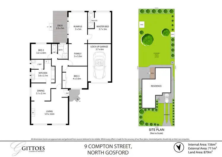 Floorplan of Homely house listing, 9 Compton Street, North Gosford NSW 2250