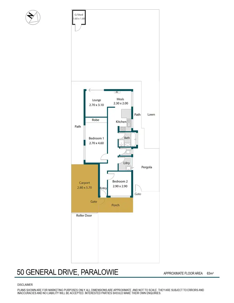 Floorplan of Homely house listing, 50 General Drive, Paralowie SA 5108