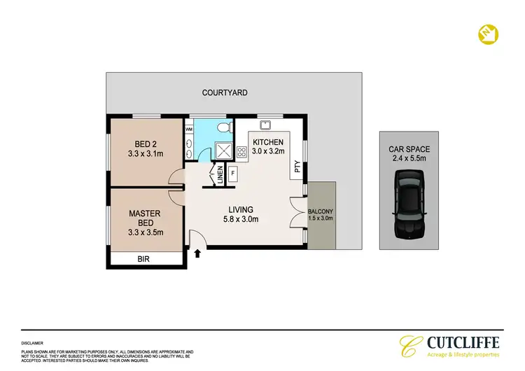 Floorplan of Homely apartment listing, 6/22 West Market Street, Richmond NSW 2753