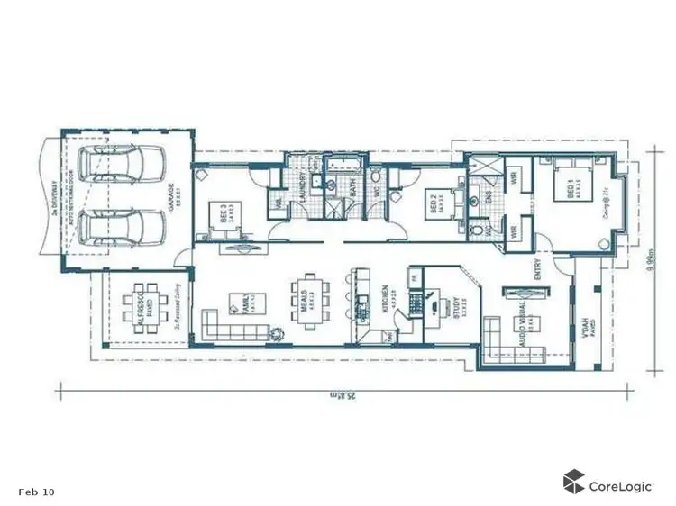 Floorplan of Homely house listing, 15 Safford Avenue, Aveley WA 6069
