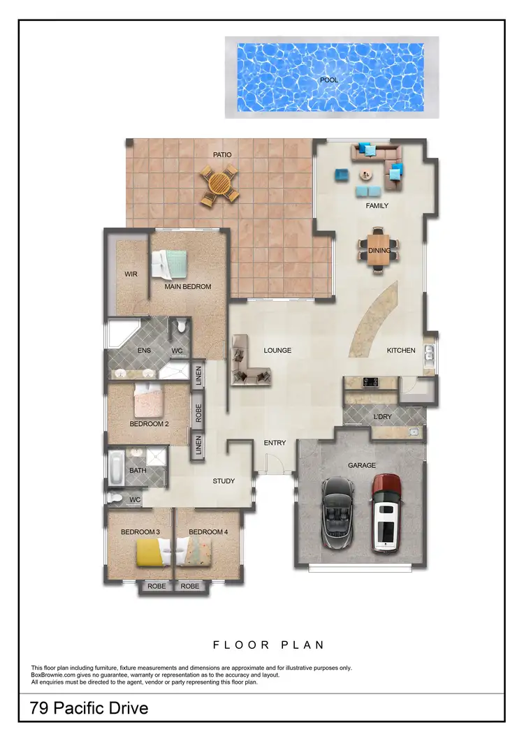 Floorplan of Homely house listing, 79 Pacific Drive, Blacks Beach QLD 4740