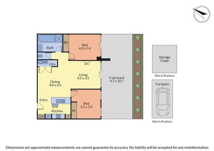 Floorplan of Homely apartment listing, 8/2-4 Acacia Court, Ringwood VIC 3134