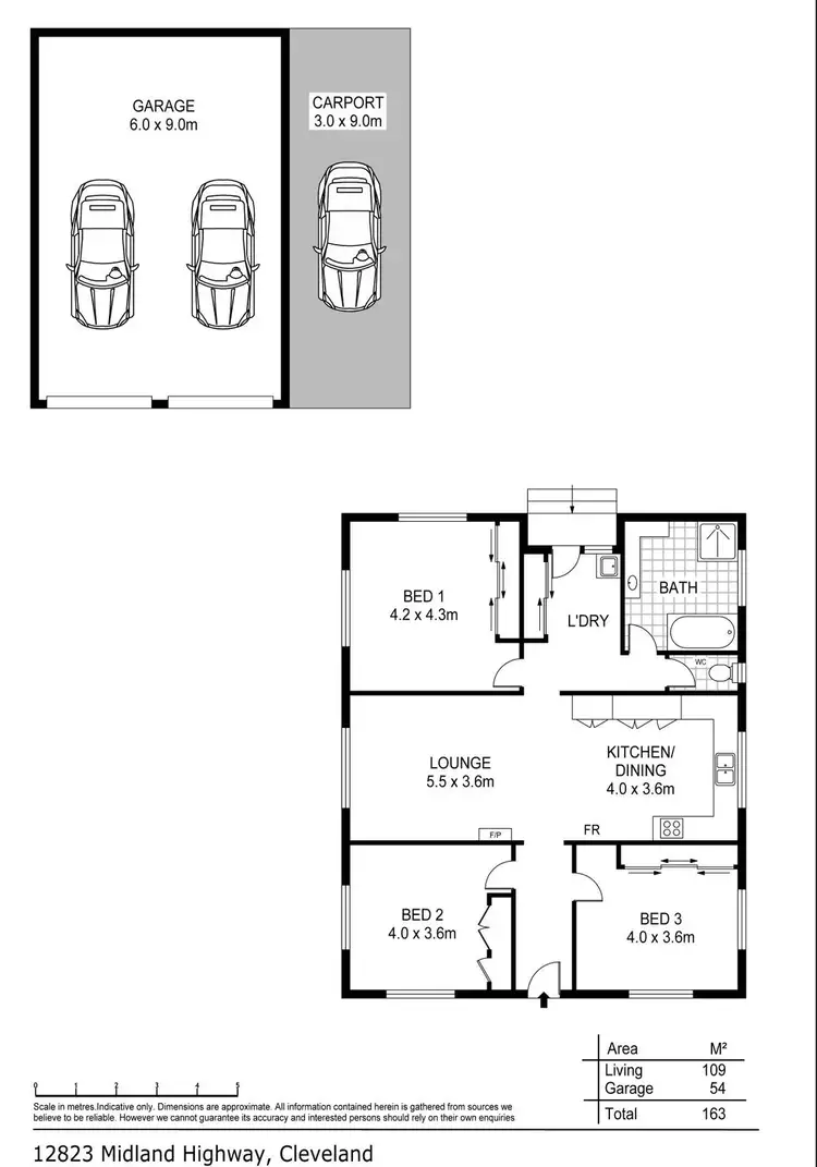 Floorplan of Homely house listing, 12823 Midland Highway, Cleveland TAS 7211