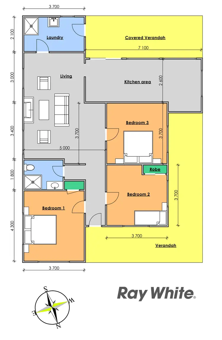 Floorplan of Homely house listing, 21 Stevenson Street, Taree NSW 2430