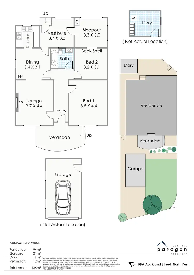 Floorplan of Homely house listing, 58 Auckland Street, North Perth WA 6006