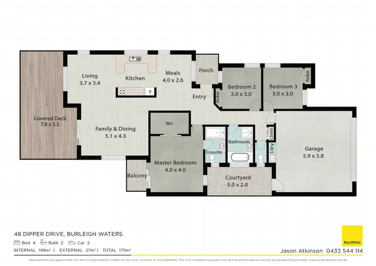 Floorplan of Homely house listing, 48 Dipper Drive, Burleigh Waters QLD 4220