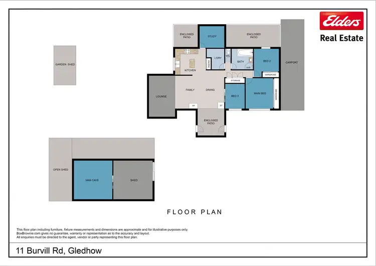 Floorplan of Homely house listing, 11 Burvill Road, Gledhow WA 6330