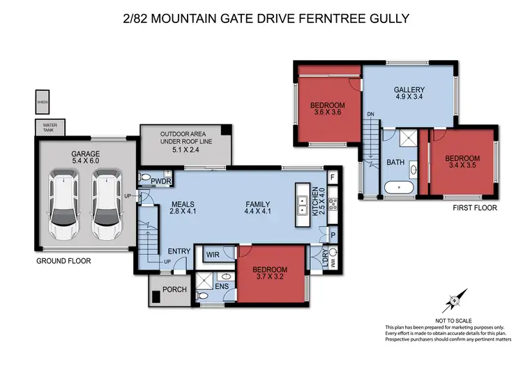 Floorplan of Homely house listing, 2/82 Mountain Gate Drive, Ferntree Gully VIC 3156
