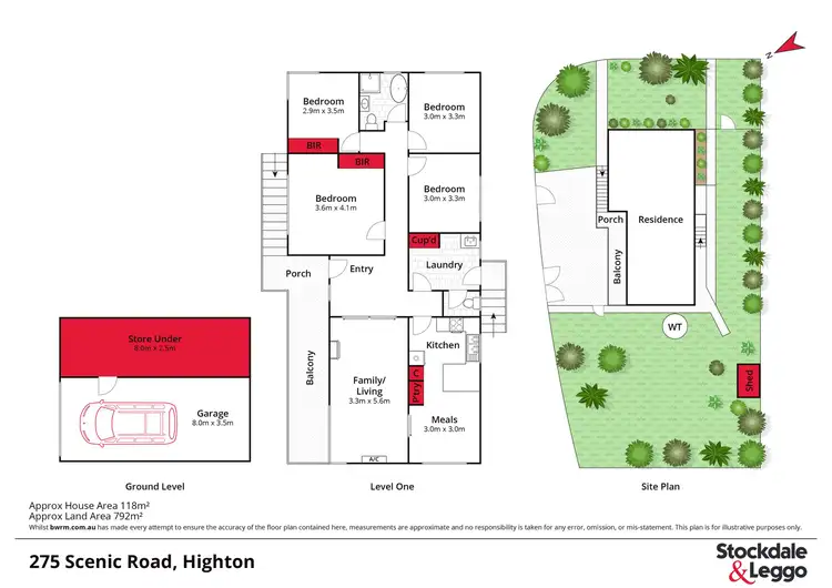 Floorplan of Homely house listing, 275 Scenic Road, Highton VIC 3216