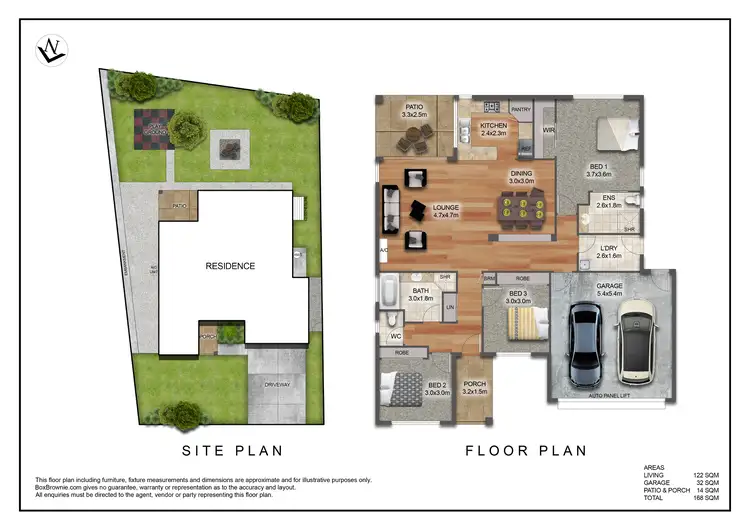 Floorplan of Homely townhouse listing, 9/1-5 Studio Drive, Pacific Pines QLD 4211