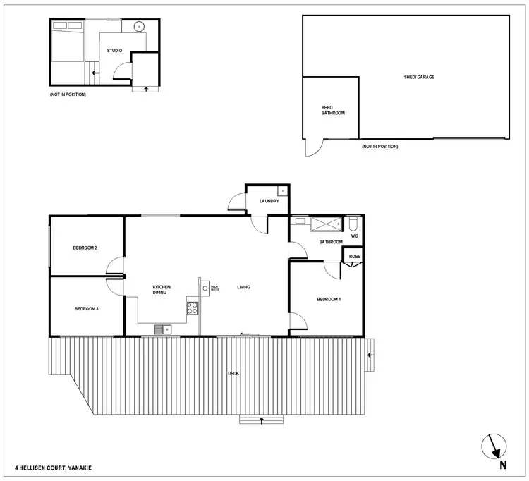 Floorplan of Homely house listing, 4 Hellisen Crt, Yanakie VIC 3960