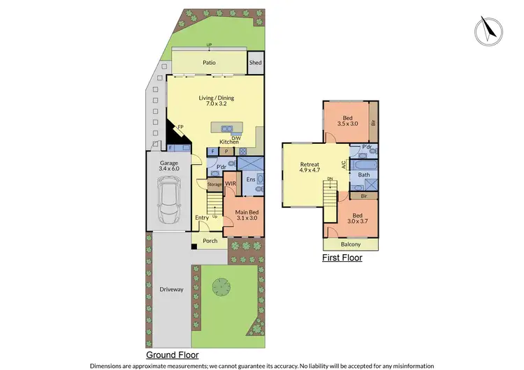 Floorplan of Homely townhouse listing, 32c Agora Boulevard, Ferntree Gully VIC 3156