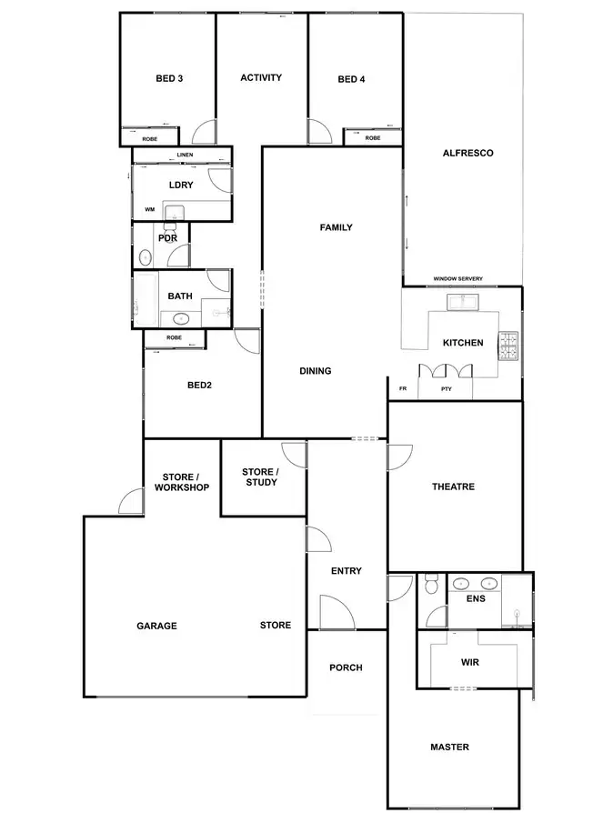 Floorplan of Homely house listing, 8 Shetland Way, Baldivis WA 6171