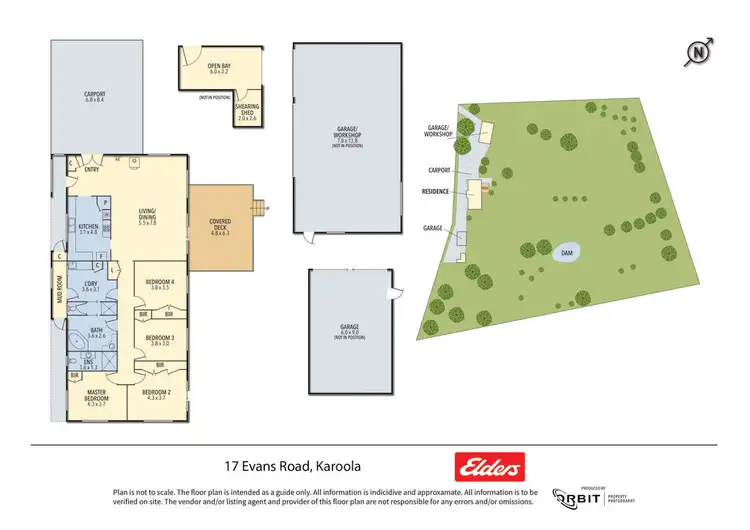 Floorplan of Homely house listing, 17 Evans Road, Karoola TAS 7267