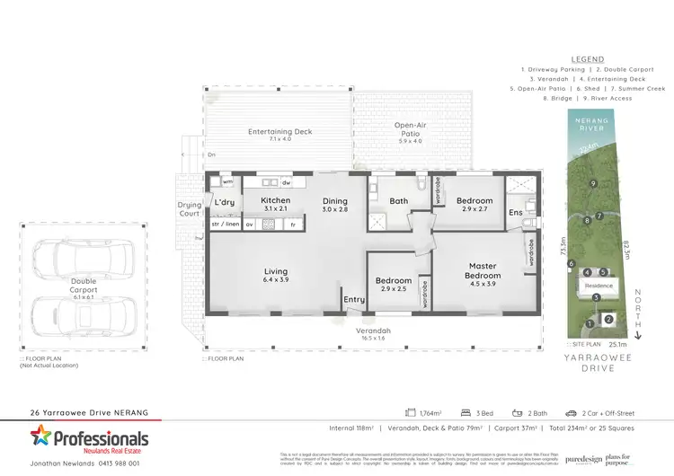 Floorplan of Homely house listing, 26 Yarraowee Drive, Nerang QLD 4211